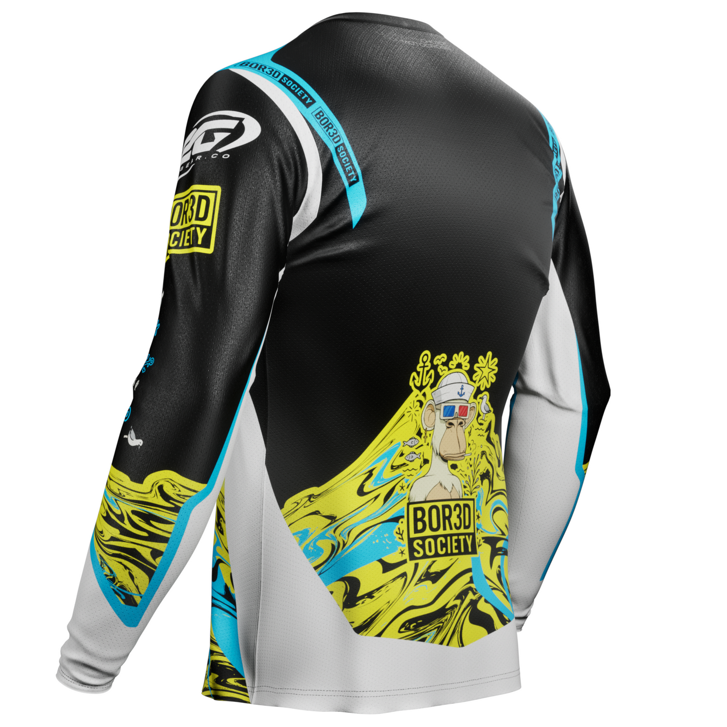 MX JERSEY BOR3D X 2G BLUE/YELLOW